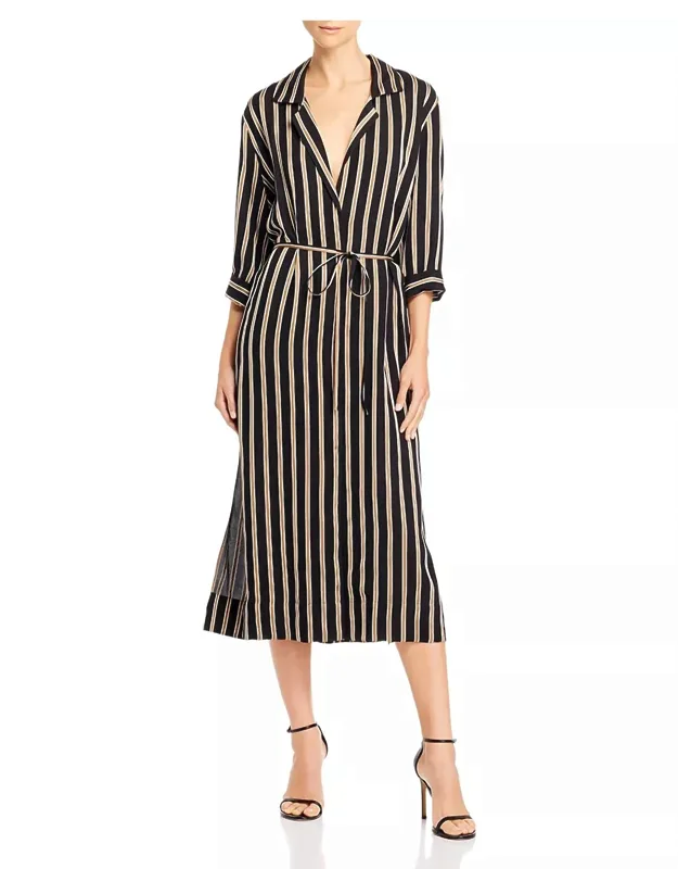 Striped Midi Dress