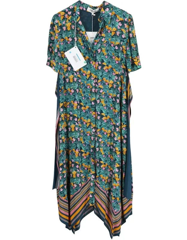 Kendyl Printed Belted Midi Dress