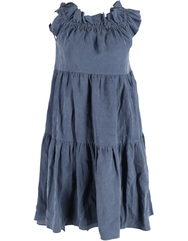 Olivia Mini Off The Shoulder Tiered Dress