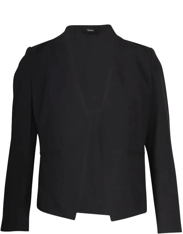 Lanai Collarless Open-front Blazer