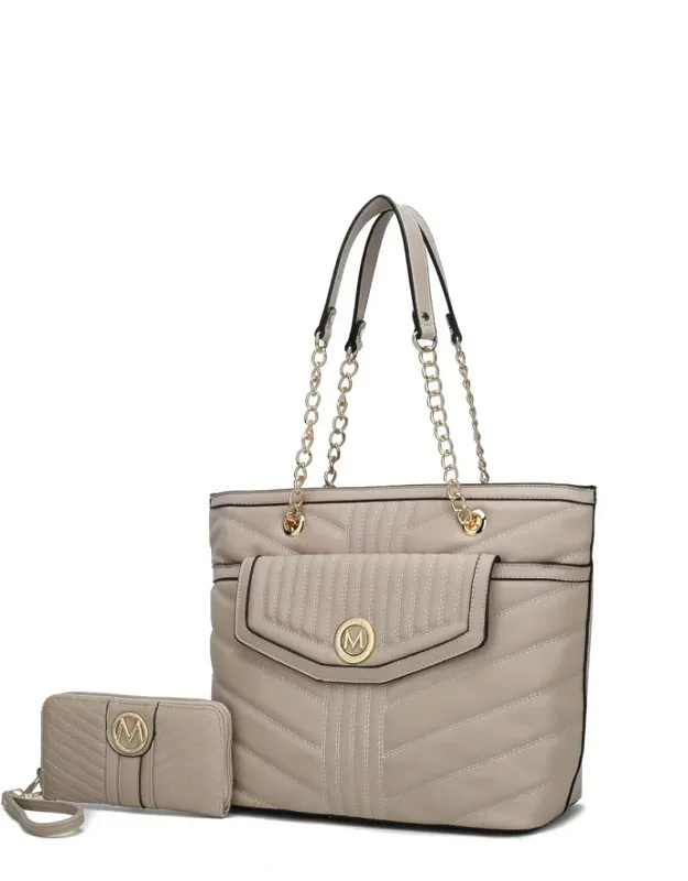Tote Bag With Wallet - 2 Pieces.