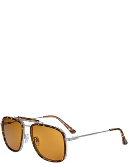 Flyer Polarized Sunglasses With Adjustable Nosepads And Scratch Resistant Lenses