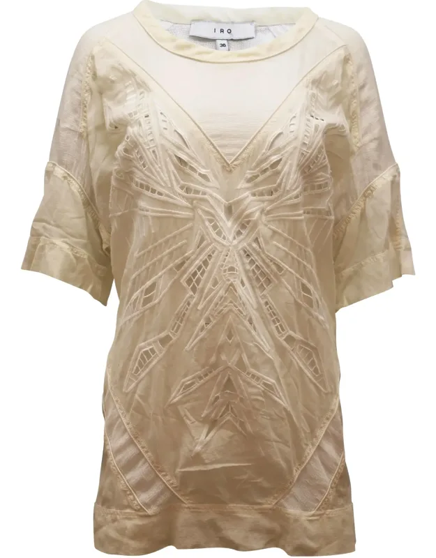 Patterned Laser Cut Dress