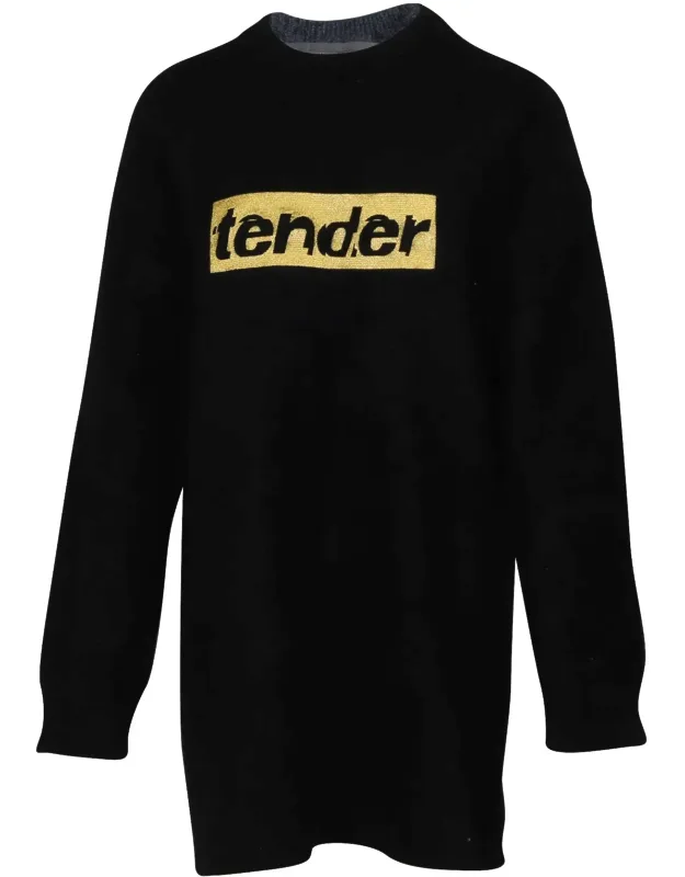 Tender Embroidered Sweater Dress