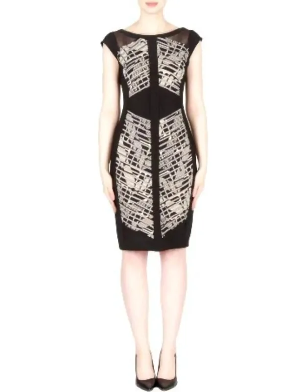 Mesh Panel Dress
