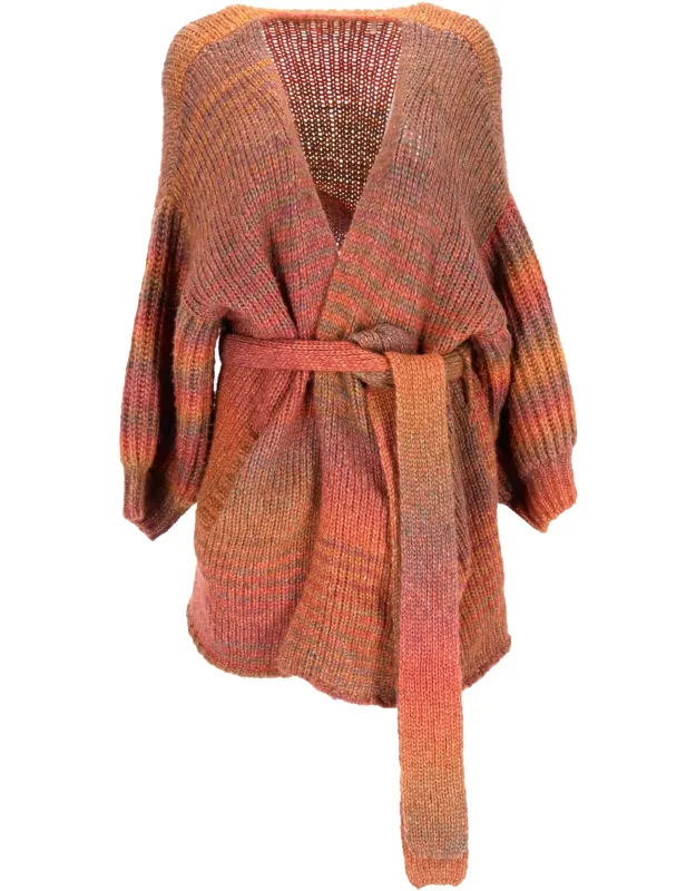 Brady Knitted Belted Cardigan