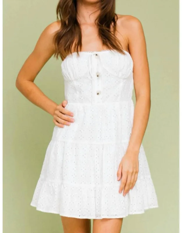 Strapless Mini Dress