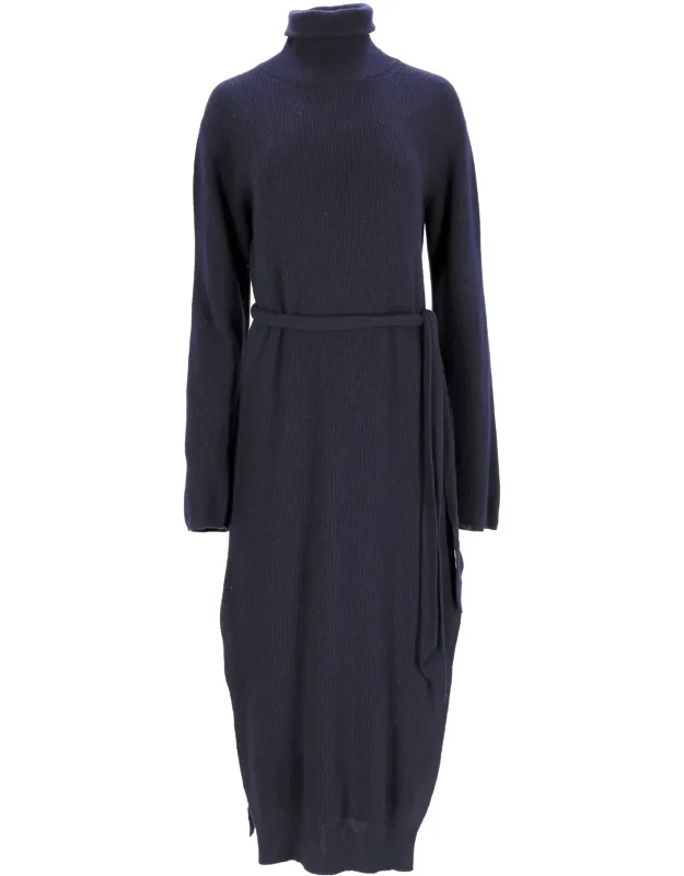 Ribbed-knit Midi Dress