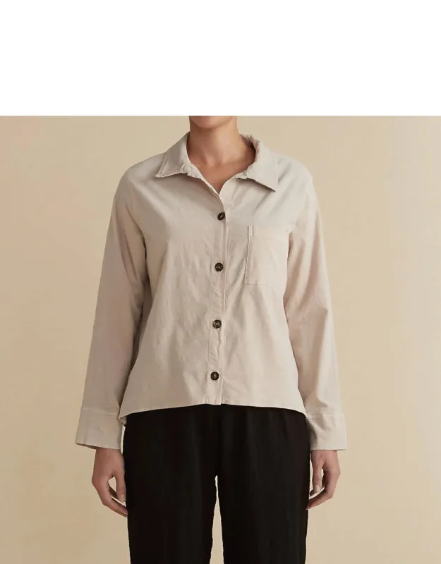 Mini Cord Crop Jacket