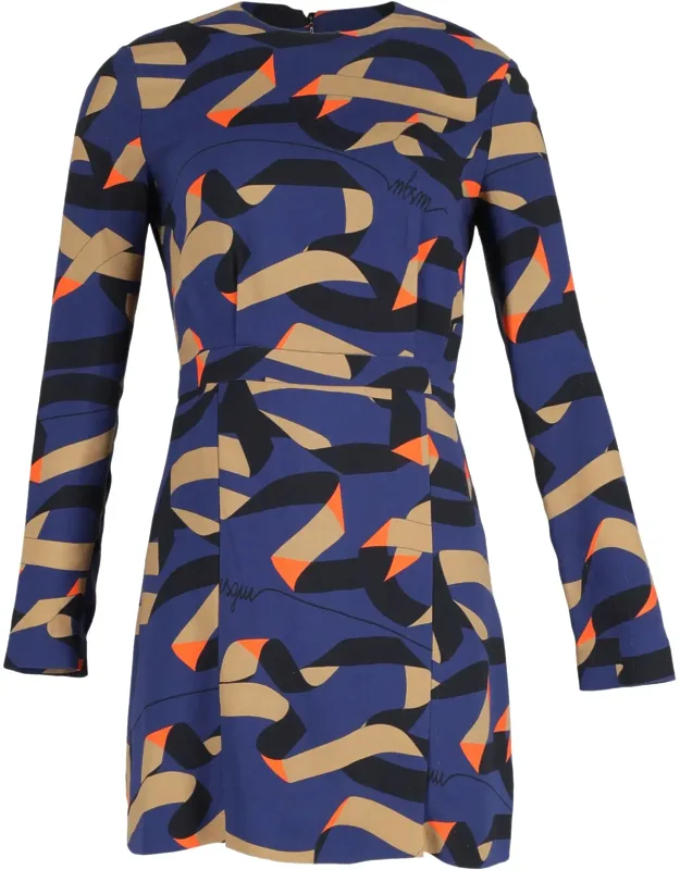 Printed Mini Dress