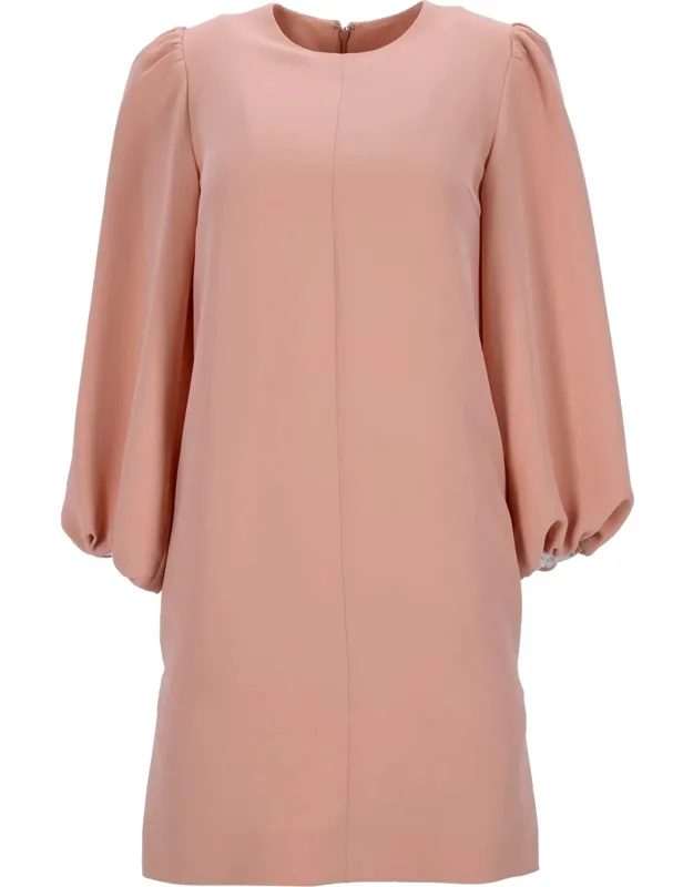 Blouson Sleeve Shift Dress