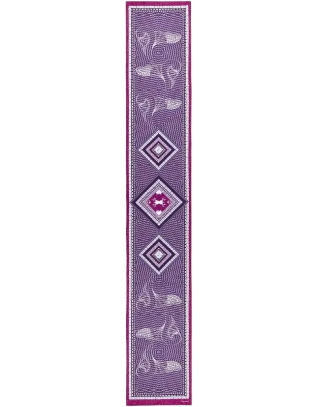 Baccarat Louxor Twillsilk Maxi Tie Scarf - 100% Silk, 11.5" X 71"
