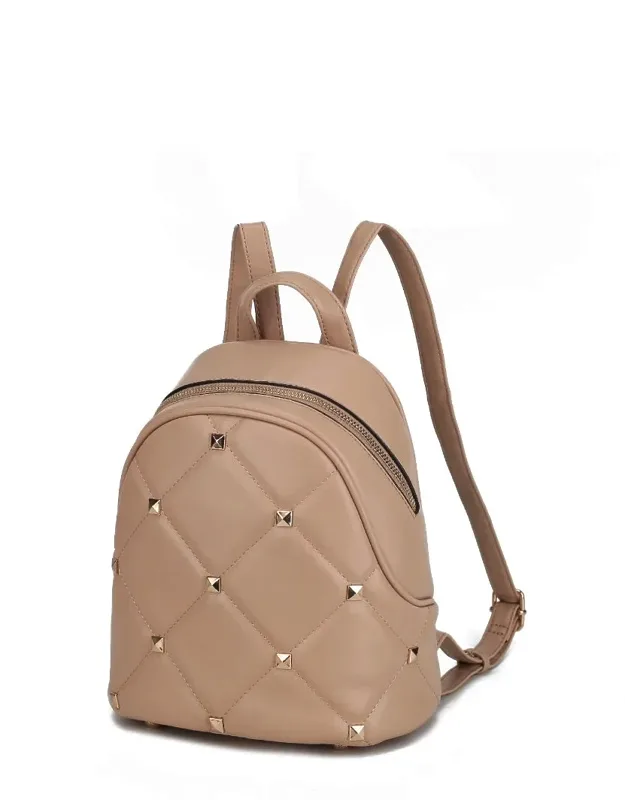 Hayden Quilted Vegan Leather Backpack