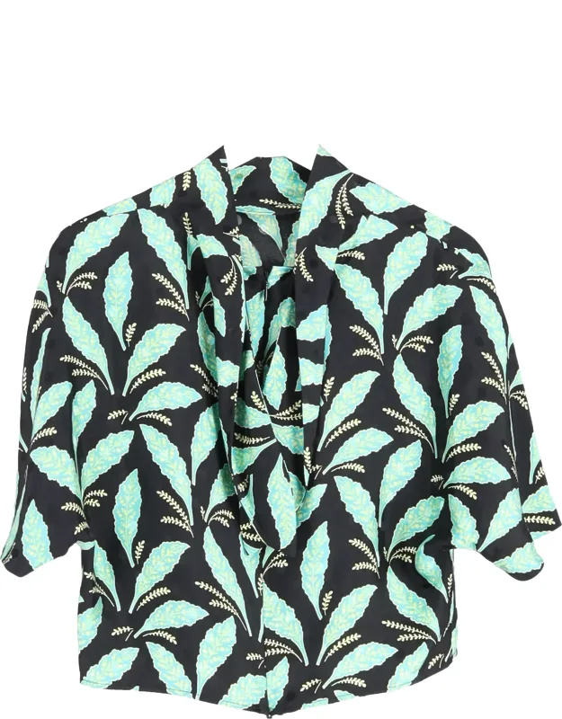 Leaf Print Top