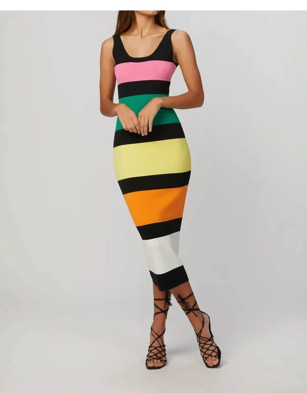 Multi Stripe Dress