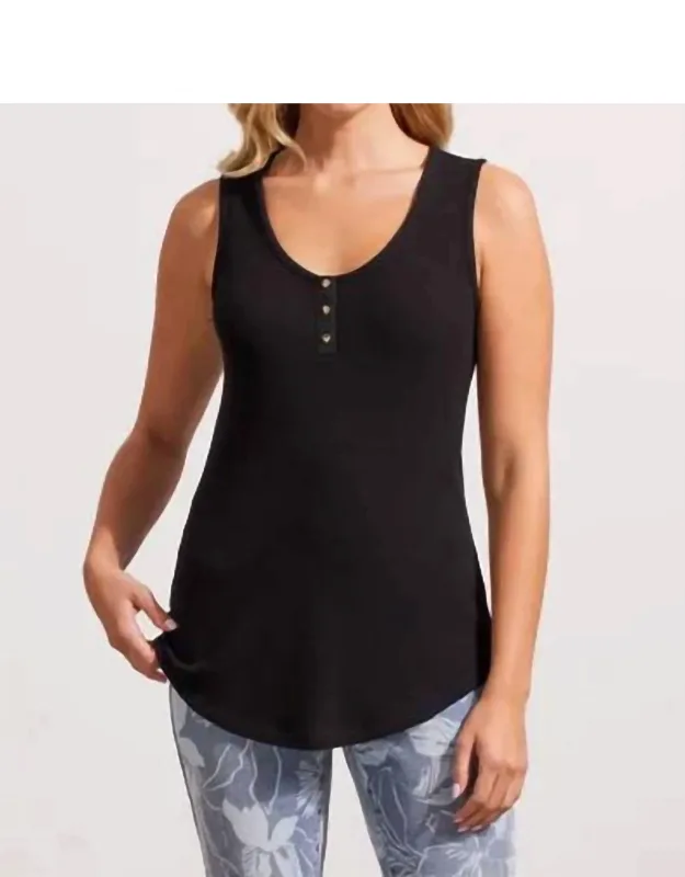Cami Tank With Buttons