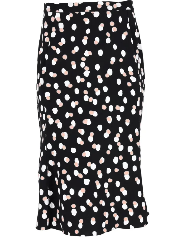 Polka Dot Midi Skirt