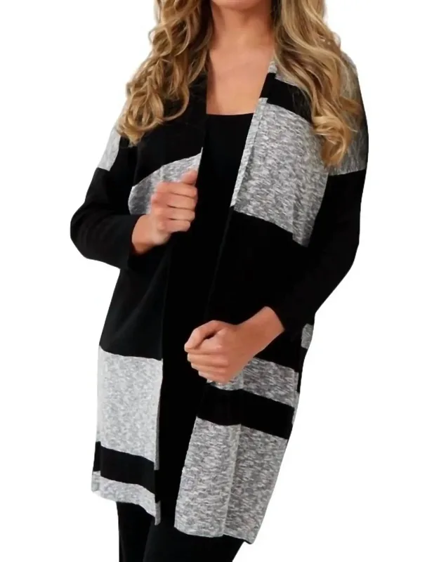 Color Block Cardigan