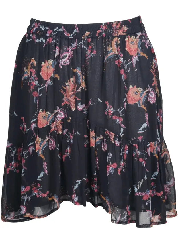 Asymmetric Mini Skirt