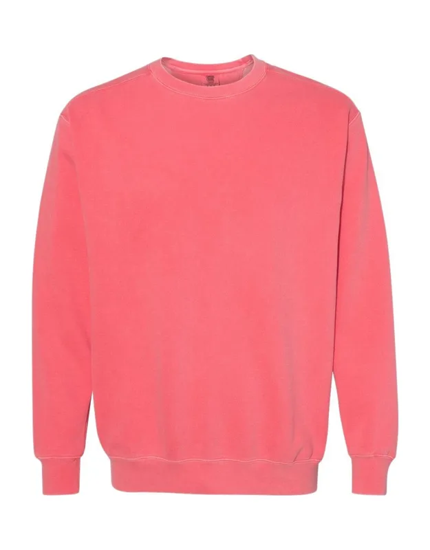 Garment-dyed Sweatshirt - Relaxed Fit, Soft Ring Spun Fleece