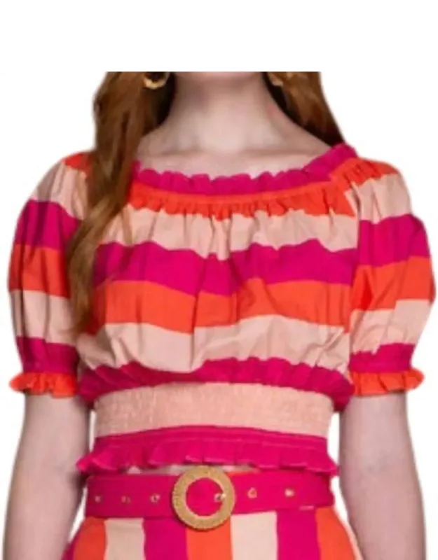 Smocked Sleeve Top