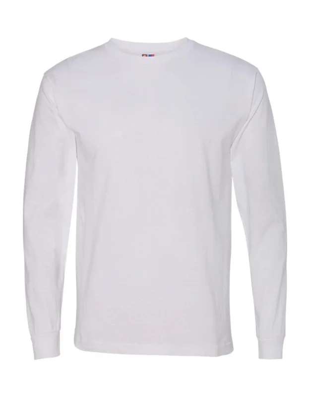 Usa-made 100% Cotton Long Sleeve T-shirt