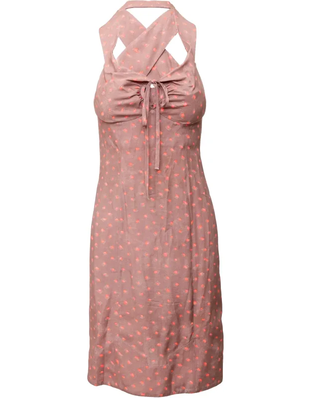 Vivienne Westwood Red Label Polka Dot Dress - Soft Rayon & Playful Duo Tone