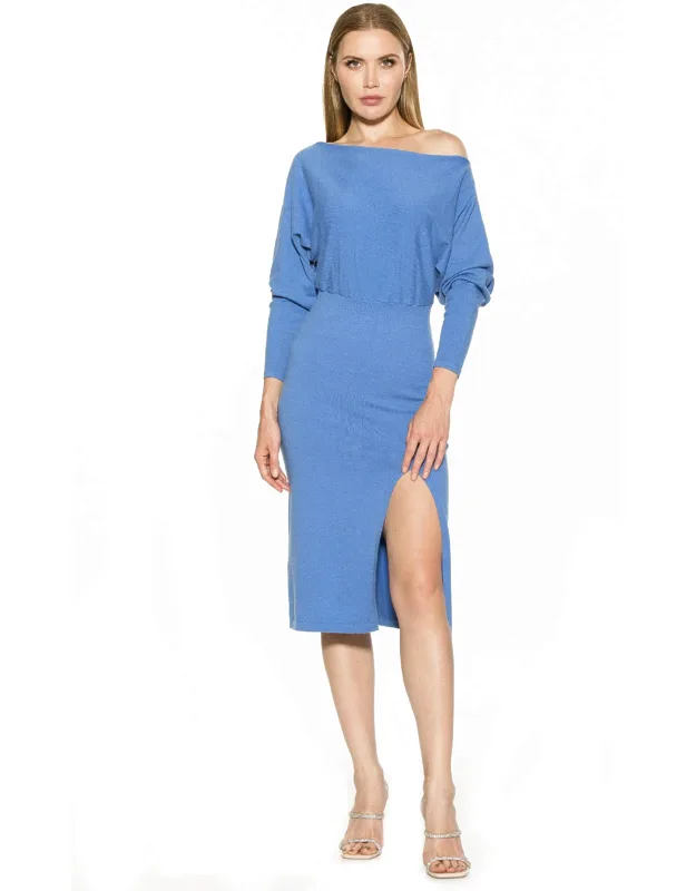 Emily Dress Off Shoulder Design, Long Sleeves