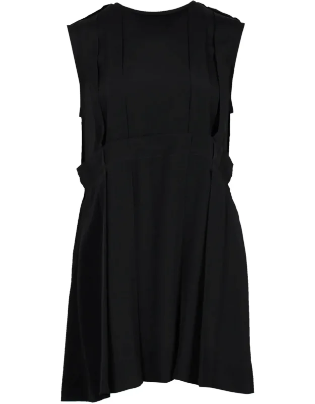 Pleated Mini Dress