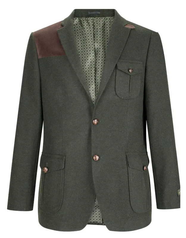 Tweed Jacket With Elbow Patches