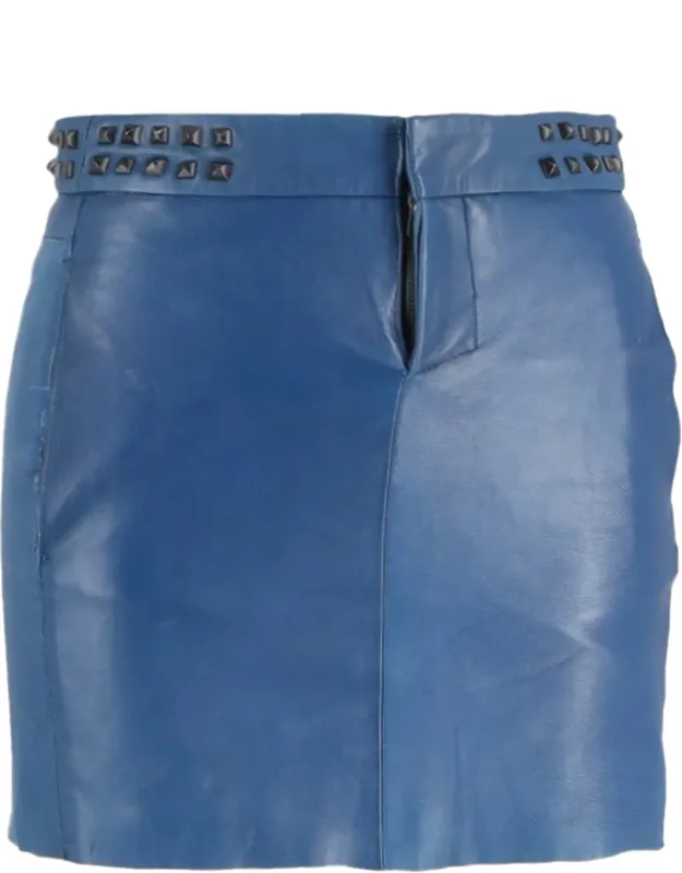 Studded Mini Pencil Skirt