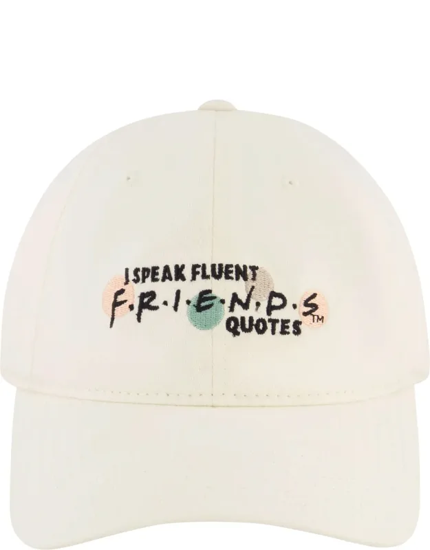 Friends I Speak Fluent Friends Quotes Embroidery Dad Cap