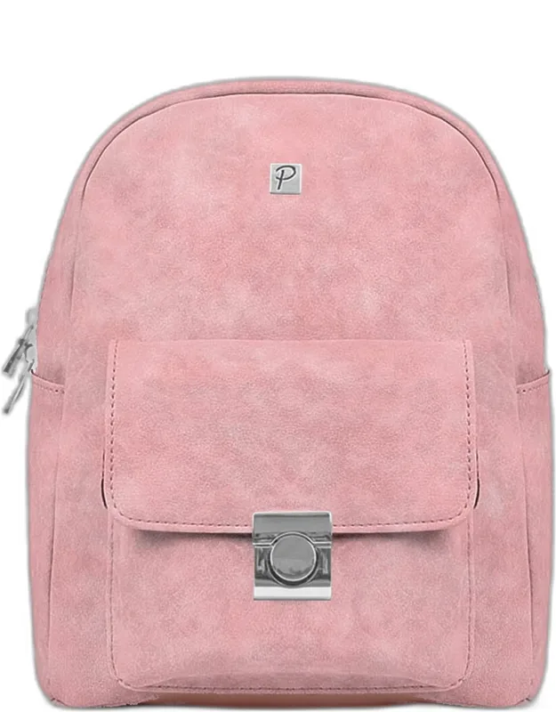Mini Backpack With Slim Shoulder Straps And Front Storage Pocket