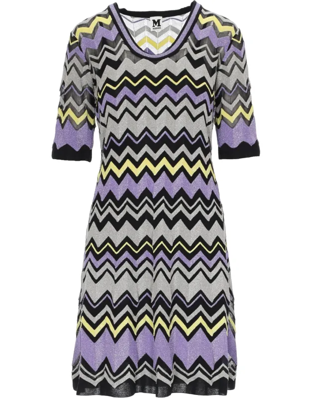 Chevron Patterned Dress