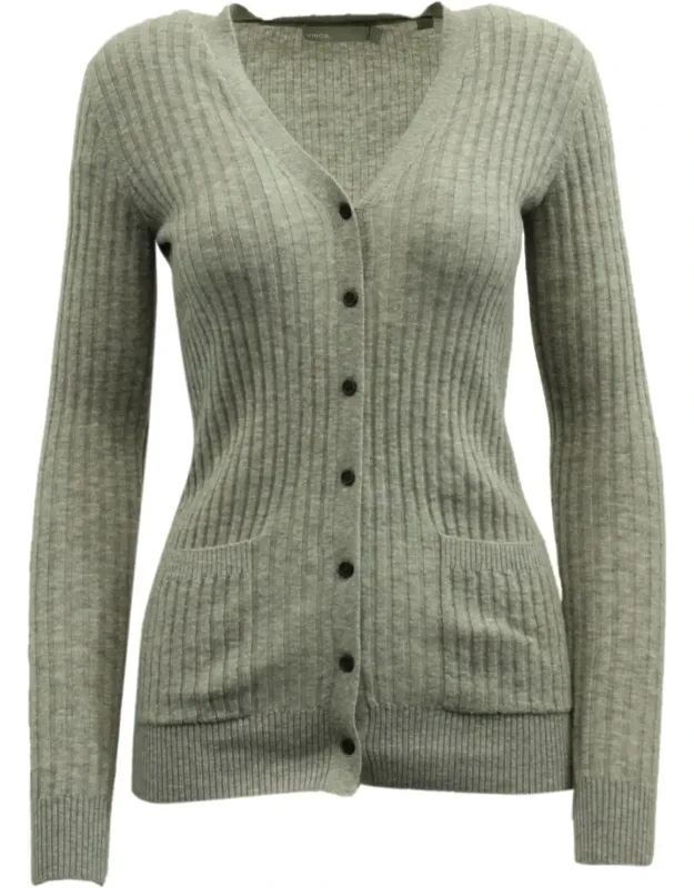 Ribbed Knitted Cardigan