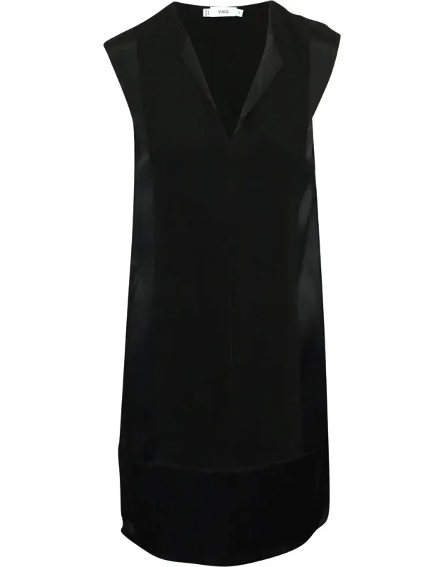 Paneled Mini Dress