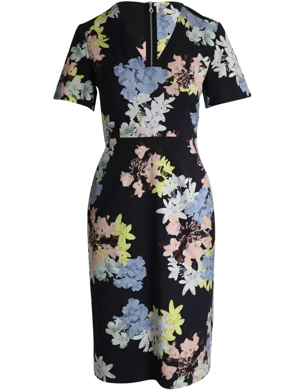 Floral Print Sheath Dress