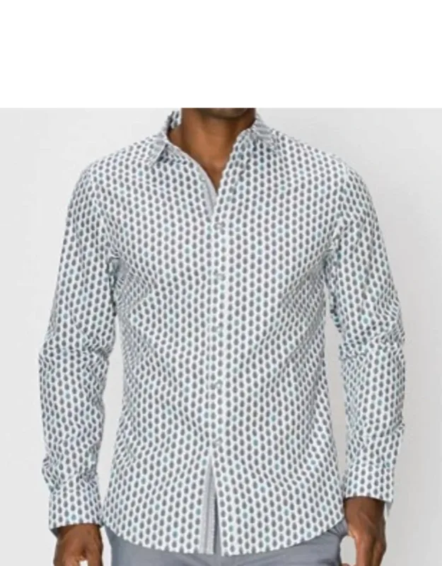Pineapple Button Down Dress Shirt