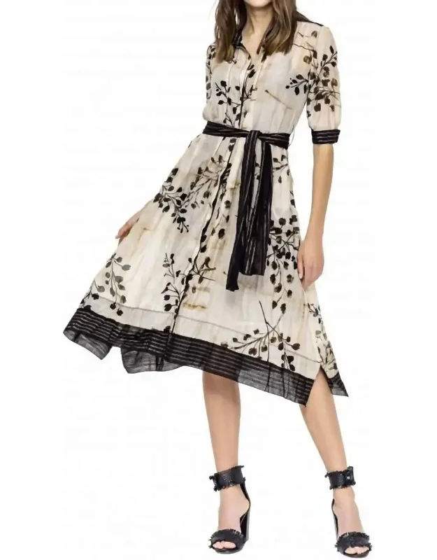 Floral Blouse Dress