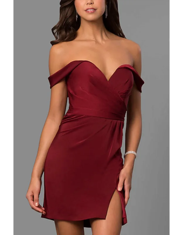 Off The Shoulder Cocktail Dress