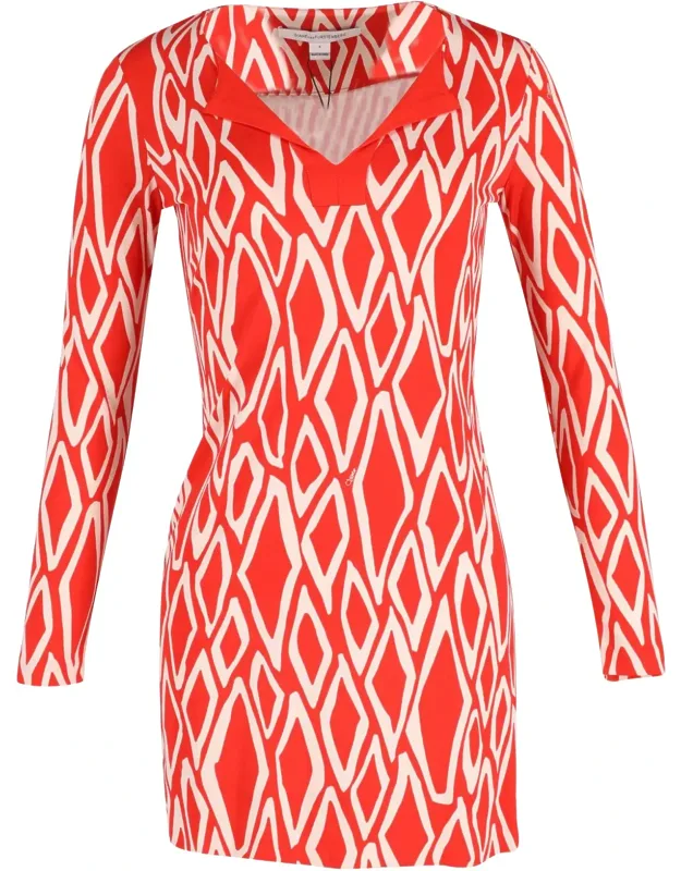 Printed Mini Dress