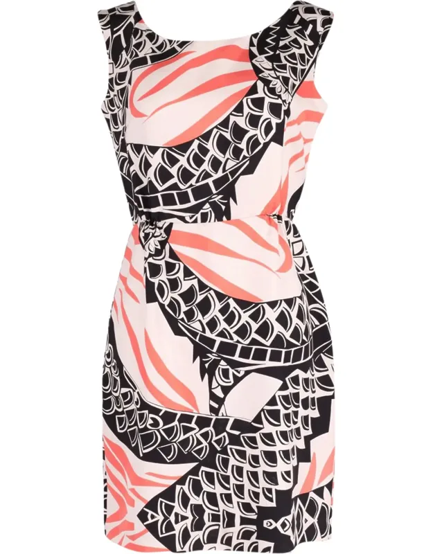 Printed Sheath Dress