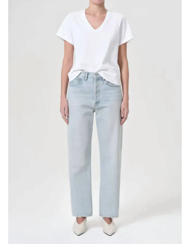 90's Mid Rise Straight Leg Jeans