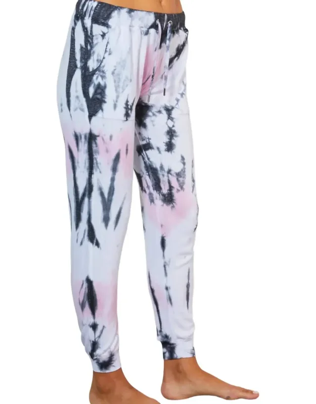 Marble Wash Jogger Pants