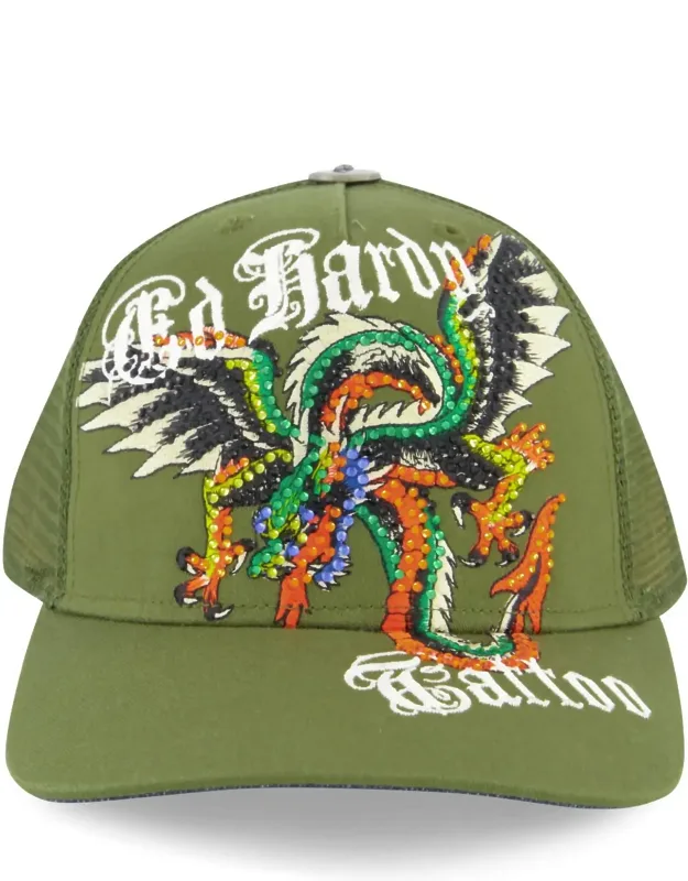 Rhinestone Dragon Wings Hat
