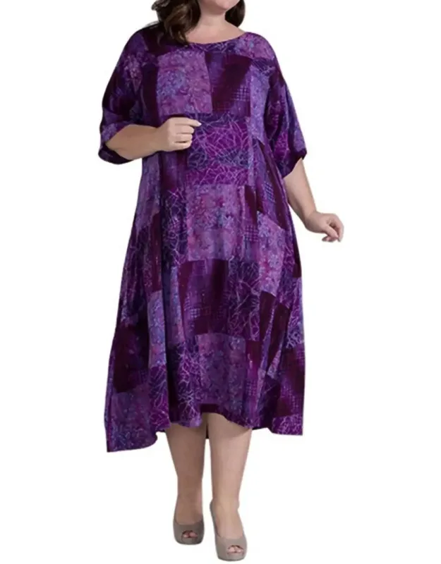 Round Neck Short Sleeve Dress