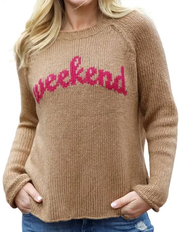 Weekend Raglan Crew Sweater