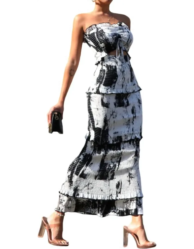 Smocked Long Dress