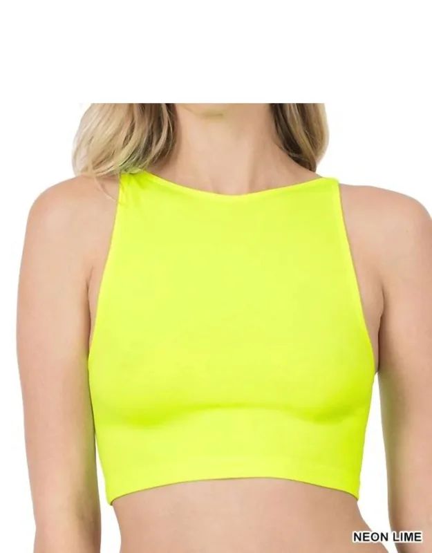 Seamless Crop Top Bralette - Comfortable And Stylish