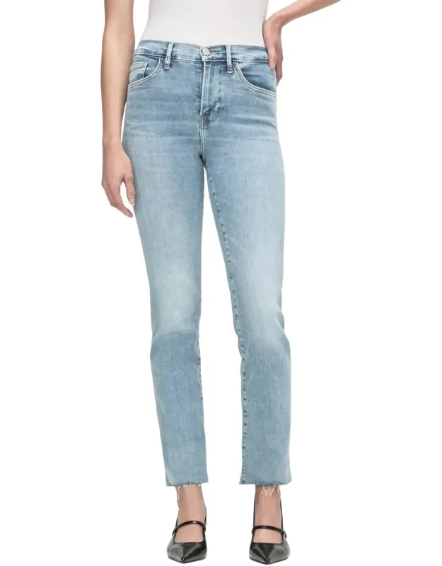 High Straight Raw After Jeans